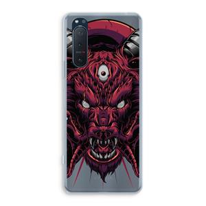 CaseCompany Hell Hound and Serpents: Sony Xperia 5 II Transparant Hoesje