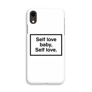 CaseCompany Self love: iPhone XR Volledig Geprint Hoesje