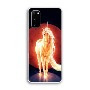 CaseCompany Last Unicorn: Samsung Galaxy S20 Transparant Hoesje