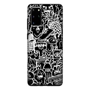 CaseCompany Vexx Black Mixtape: Samsung Galaxy S20 Plus Tough Case