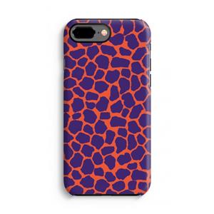 CaseCompany Purple Giraffe: iPhone 8 Plus Tough Case