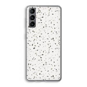 CaseCompany Terrazzo N°14: Samsung Galaxy S21 Transparant Hoesje