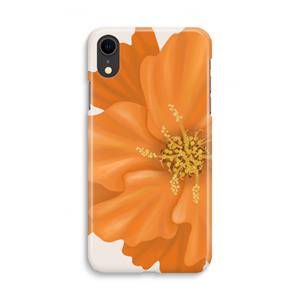CaseCompany Orange Ellila flower: iPhone XR Volledig Geprint Hoesje