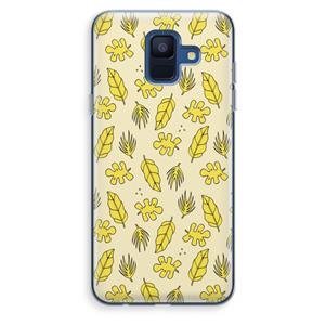 CaseCompany Herfst: Samsung Galaxy A6 (2018) Transparant Hoesje