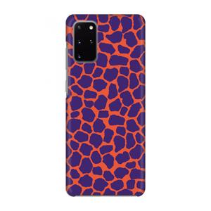 CaseCompany Purple Giraffe: Volledig geprint Samsung Galaxy S20 Plus Hoesje