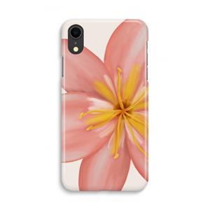 CaseCompany Pink Ellila Flower: iPhone XR Volledig Geprint Hoesje