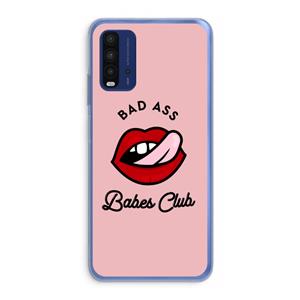 CaseCompany Badass Babes Club: Xiaomi Redmi 9T Transparant Hoesje