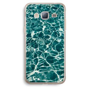 CaseCompany Weerkaatsing water: Samsung Galaxy J3 (2016) Transparant Hoesje