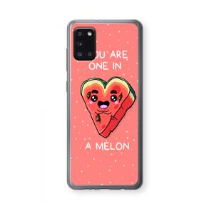 CaseCompany One In A Melon: Samsung Galaxy A31 Transparant Hoesje
