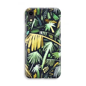 CaseCompany Tropical Palms Dark: iPhone XR Volledig Geprint Hoesje