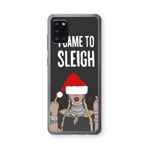 CaseCompany Came To Sleigh: Samsung Galaxy A31 Transparant Hoesje