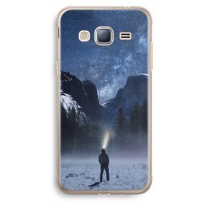 CaseCompany Wanderlust: Samsung Galaxy J3 (2016) Transparant Hoesje
