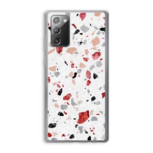 CaseCompany Terrazzo N°12: Samsung Galaxy Note 20 / Note 20 5G Transparant Hoesje