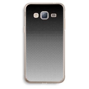 CaseCompany Musketon Halftone: Samsung Galaxy J3 (2016) Transparant Hoesje
