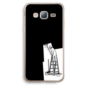 CaseCompany Musketon Painter: Samsung Galaxy J3 (2016) Transparant Hoesje