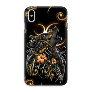 CaseCompany Huilende Wolf: iPhone X Tough Case