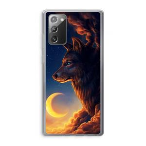 CaseCompany Night Guardian: Samsung Galaxy Note 20 / Note 20 5G Transparant Hoesje
