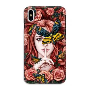 CaseCompany Lady Moth: iPhone X Tough Case