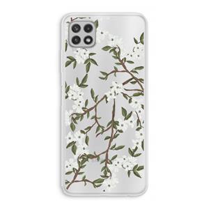 CaseCompany Blossoming spring: Samsung Galaxy A22 4G Transparant Hoesje