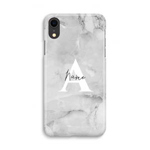 CaseCompany Ivory Marble: iPhone XR Volledig Geprint Hoesje