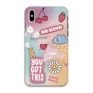 CaseCompany Positivity: iPhone X Tough Case