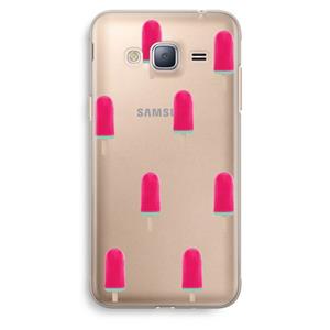 CaseCompany Waterijsje: Samsung Galaxy J3 (2016) Transparant Hoesje