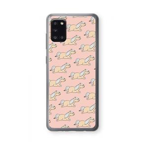 CaseCompany Ponys: Samsung Galaxy A31 Transparant Hoesje