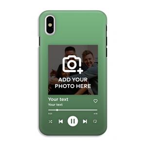 CaseCompany Music Player: iPhone X Tough Case