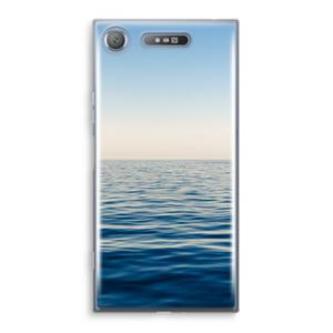 CaseCompany Water horizon: Sony Xperia XZ1 Transparant Hoesje