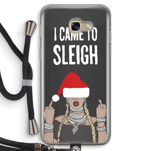 CaseCompany Came To Sleigh: Samsung Galaxy A5 (2017) Transparant Hoesje met koord