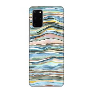 CaseCompany Watercolor Agate: Volledig geprint Samsung Galaxy S20 Plus Hoesje