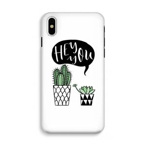 CaseCompany Hey you cactus: iPhone X Tough Case