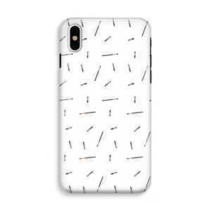 CaseCompany Hipster stripes: iPhone X Tough Case