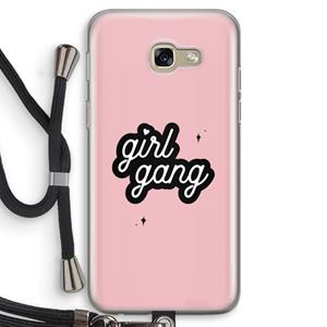 CaseCompany Girl Gang: Samsung Galaxy A5 (2017) Transparant Hoesje met koord