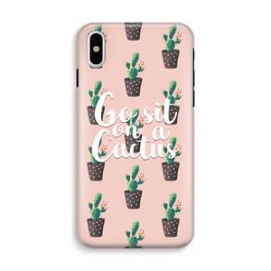 CaseCompany Cactus quote: iPhone X Tough Case