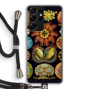 CaseCompany Haeckel Ascidiae: Samsung Galaxy S21 Ultra Transparant Hoesje met koord