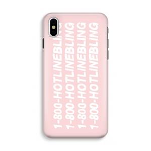 CaseCompany Hotline bling pink: iPhone X Tough Case