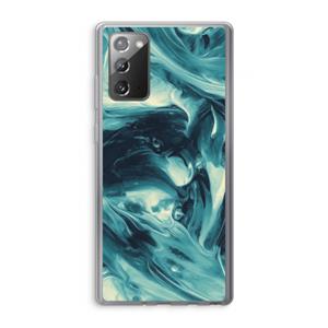 CaseCompany Dreaming About Whales: Samsung Galaxy Note 20 / Note 20 5G Transparant Hoesje