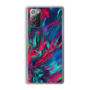 CaseCompany Pilgrims Of The Sea: Samsung Galaxy Note 20 / Note 20 5G Transparant Hoesje