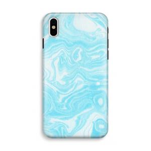 CaseCompany Waterverf blauw: iPhone X Tough Case