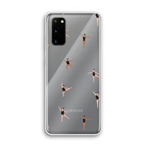 CaseCompany Dancing #1: Samsung Galaxy S20 Transparant Hoesje