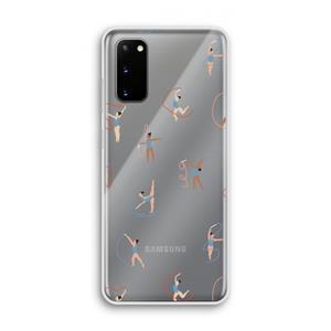 CaseCompany Dancing #3: Samsung Galaxy S20 Transparant Hoesje