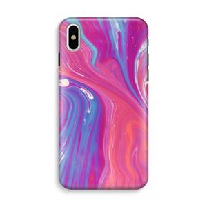 CaseCompany Paarse stroom: iPhone X Tough Case
