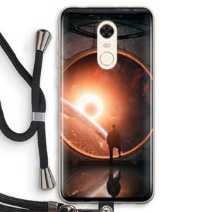CaseCompany Ephemeral: Xiaomi Redmi 5 Transparant Hoesje met koord
