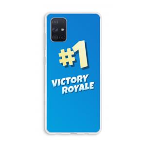 CaseCompany Victory Royale: Galaxy A71 Transparant Hoesje