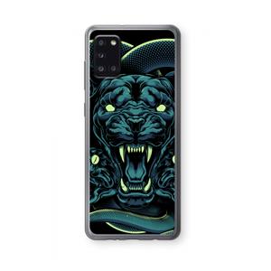 CaseCompany Cougar and Vipers: Samsung Galaxy A31 Transparant Hoesje