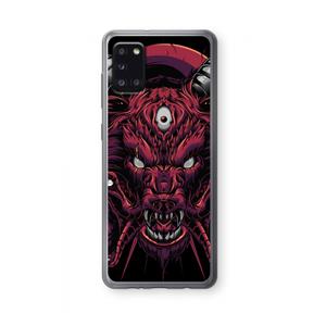 CaseCompany Hell Hound and Serpents: Samsung Galaxy A31 Transparant Hoesje