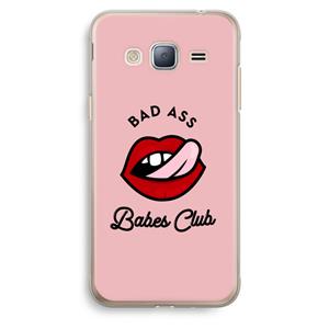 CaseCompany Badass Babes Club: Samsung Galaxy J3 (2016) Transparant Hoesje