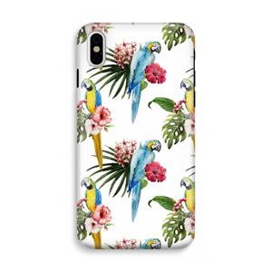 CaseCompany Kleurrijke papegaaien: iPhone X Tough Case