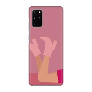 CaseCompany Pink boots: Volledig geprint Samsung Galaxy S20 Plus Hoesje